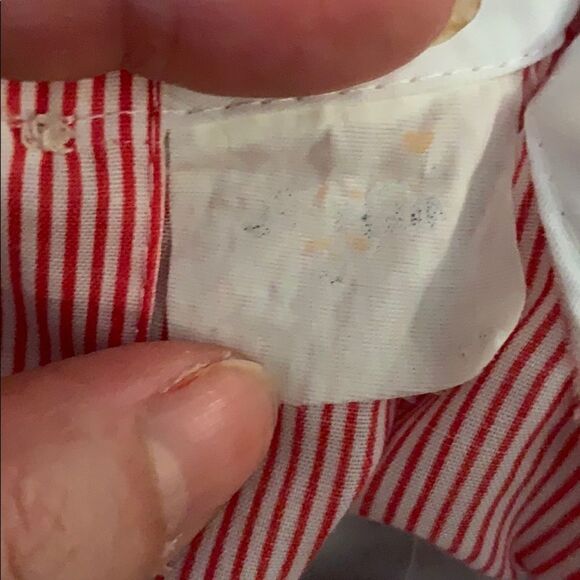 Vintage red & white striped dress - Picture 6 of 6